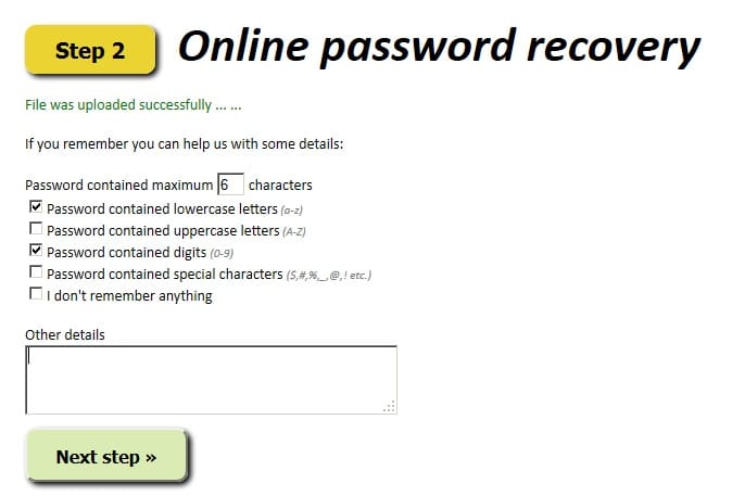 online password recovery for word document password detailed