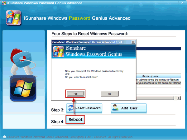 Reboot Locked Windows without Windwos Password Key