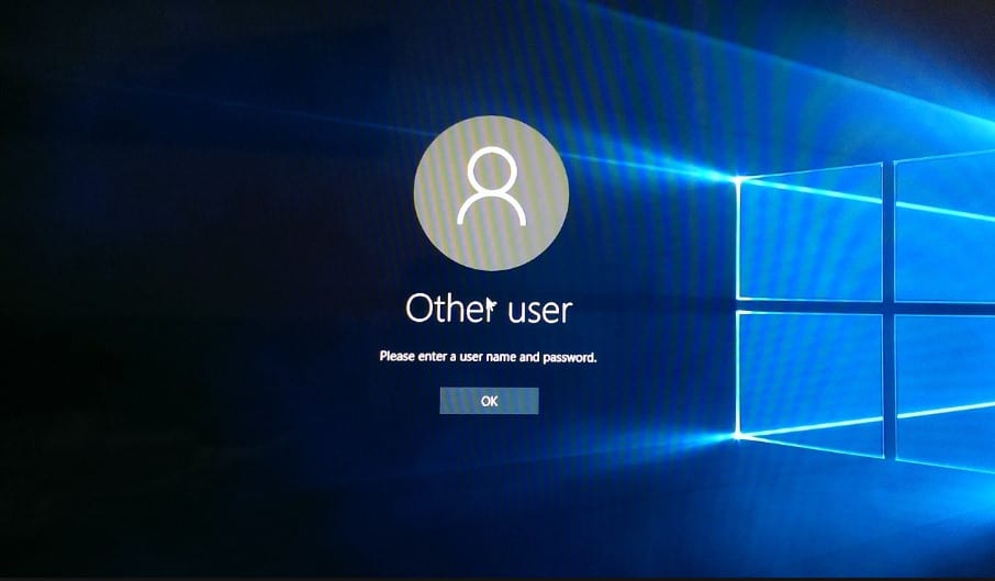 Passwort eingeben um Windows zu knacken