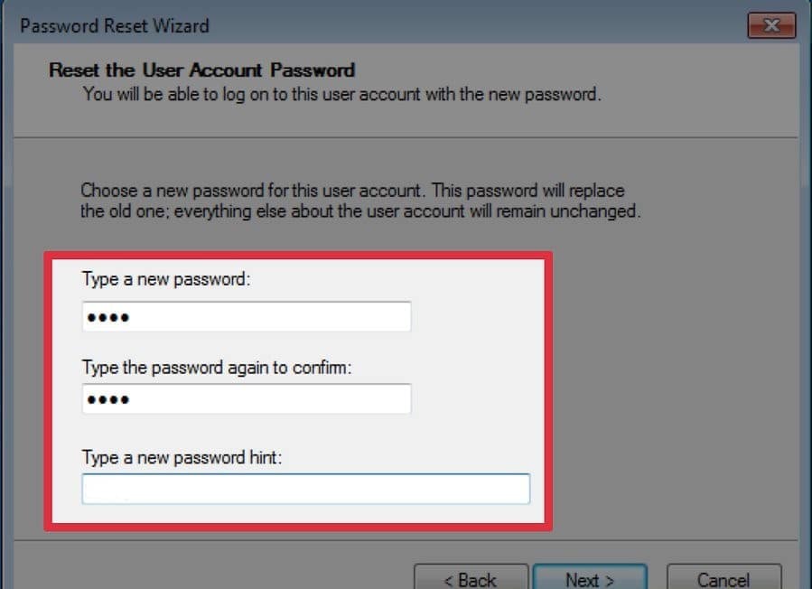 neues Passwort