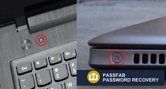 Trouver le novo button pour réinitialiser l'ordinateur portable Lenovo sans mot de passe