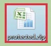 change the protected Excel file to zip