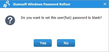 iSumsoft Windows password refixer remove password